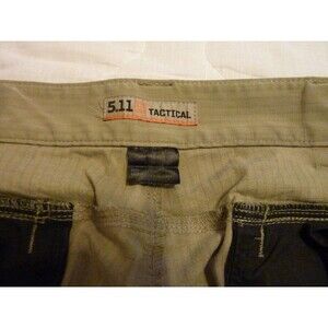 2 Pair-5.11 Tactical Men’s Brown Khaki Pants TLBLIN-4389-1-Straight Leg- 42x30